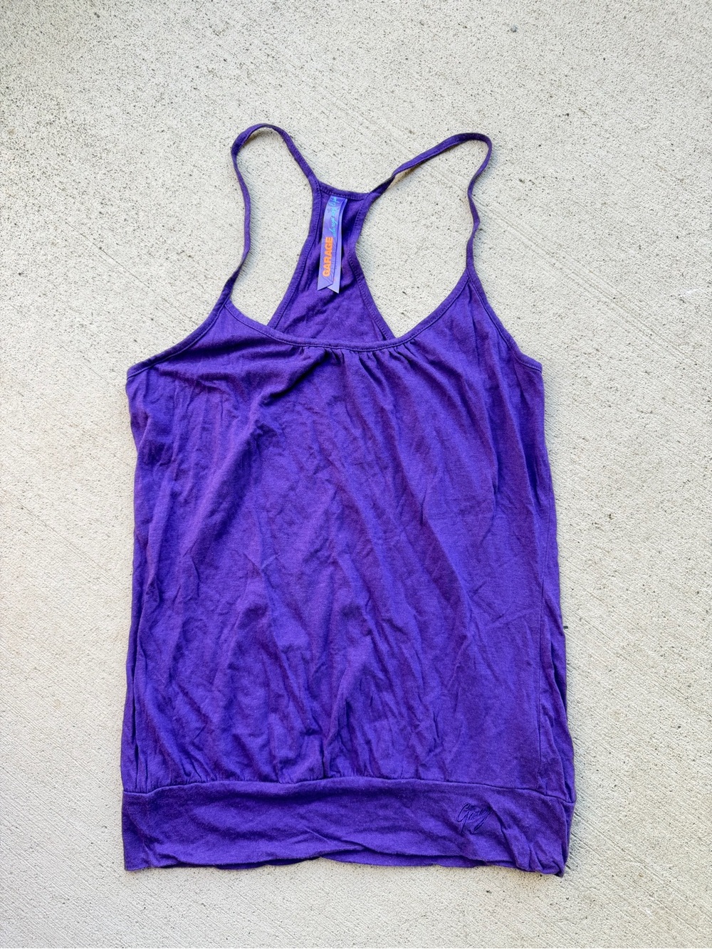 Garage Deep Purple Racerback Tank Top